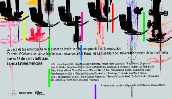 Inauguran este jueves muestra de arte contemporáneo en Casa de las Américas Inauguran este jueves muestra de arte contemporáneo en Casa de las Américas